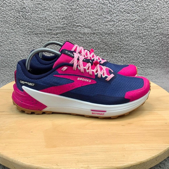 Brooks Shoes - Brooks Catamount 2 Womens Size 11 Shoes Purple Pink Trail Running Hiking Sneaker